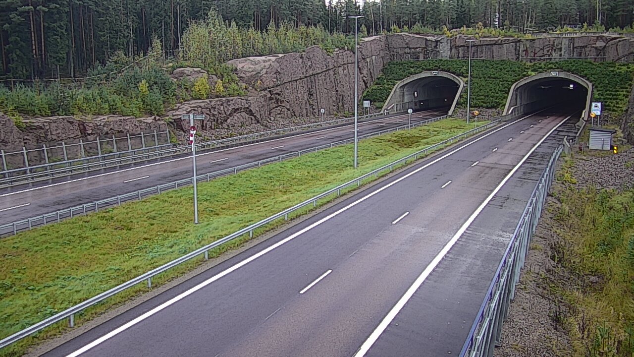 Kelikamerat Kuva Tie 7 Virolahti, Vaalimaan tunneli, suuaukko länsi, Virolahti, Kymenlaakso