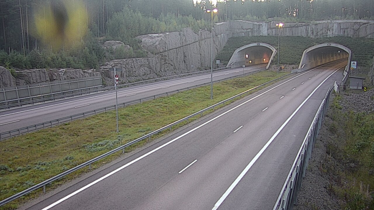 Kelikamerat Kuva Tie 7 Virolahti, Vaalimaan tunneli, suuaukko länsi, Virolahti, Kymenlaakso