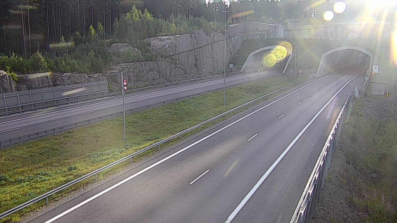 Kelikamerat Kuva Tie 7 Virolahti, Vaalimaan tunneli, suuaukko länsi, Virolahti, Kymenlaakso