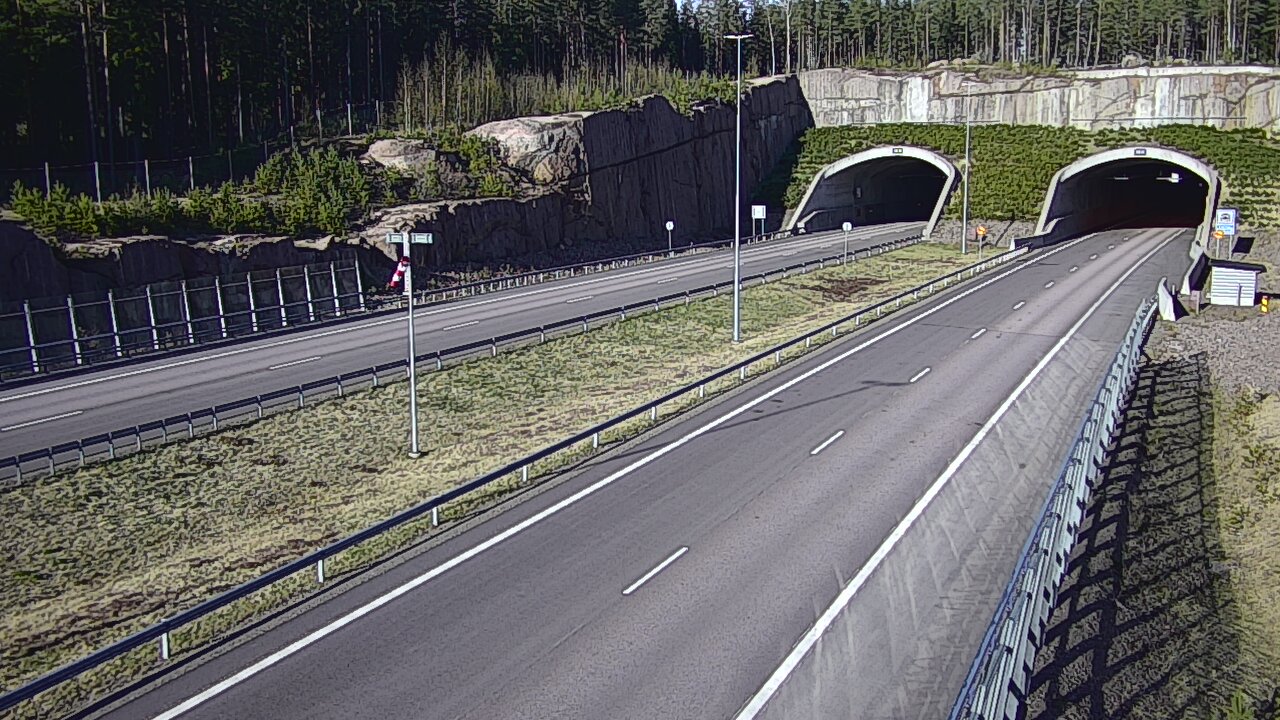 Kelikamerat Kuva Tie 7 Virolahti, Vaalimaan tunneli, suuaukko länsi, Virolahti, Kymenlaakso