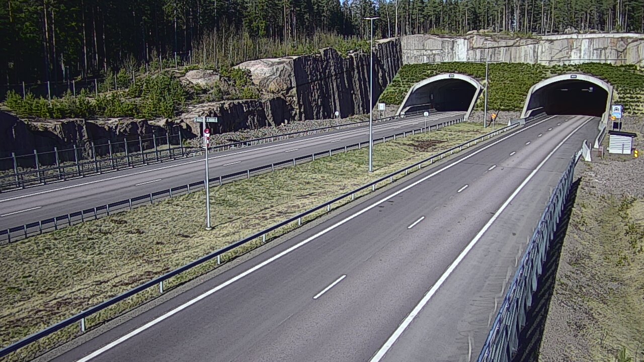 Kelikamerat Kuva Tie 7 Virolahti, Vaalimaan tunneli, suuaukko länsi, Virolahti, Kymenlaakso