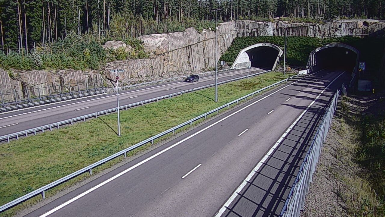 Weather Camera Image Road 7 Virolahti, Vaalimaan tunneli, suuaukko west, Virolahti, Kymenlaakso