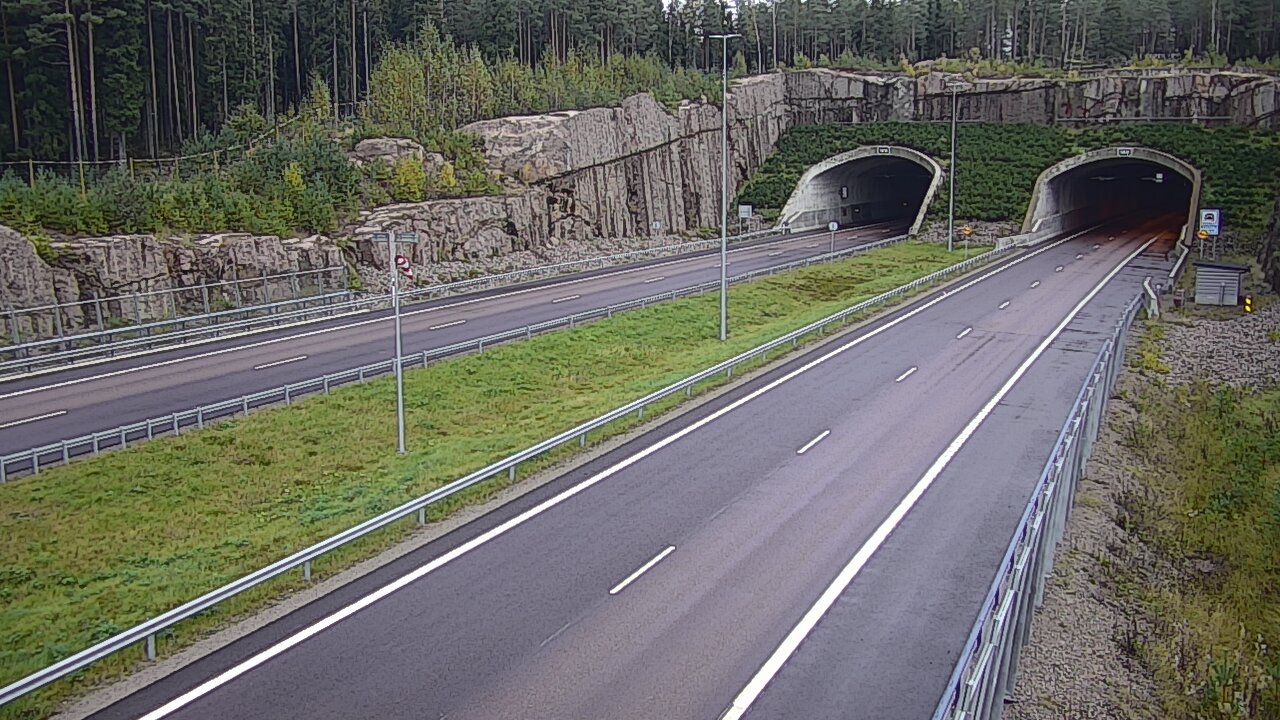 Kelikamerat Kuva Tie 7 Virolahti, Vaalimaan tunneli, suuaukko länsi, Virolahti, Kymenlaakso