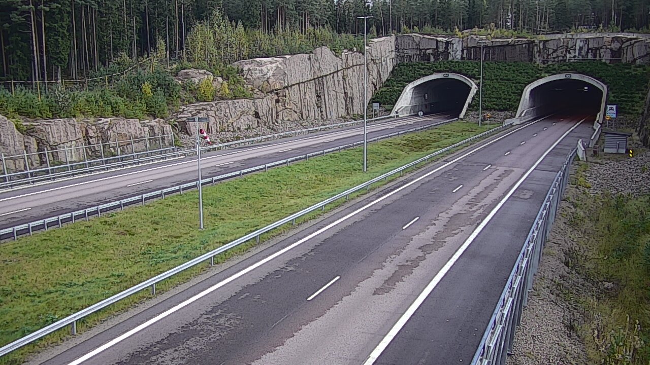 Weather Camera Image Road 7 Virolahti, Vaalimaan tunneli, suuaukko west, Virolahti, Kymenlaakso