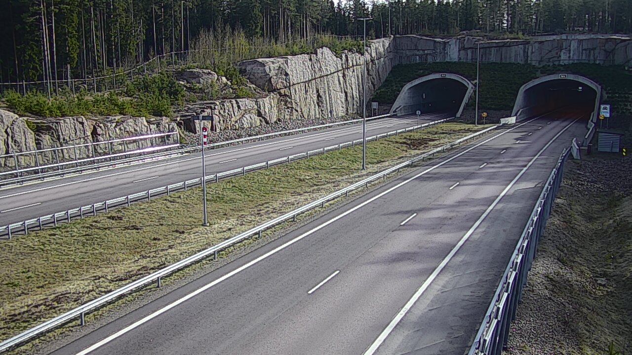 Kelikamerat Kuva Tie 7 Virolahti, Vaalimaan tunneli, suuaukko länsi, Virolahti, Kymenlaakso