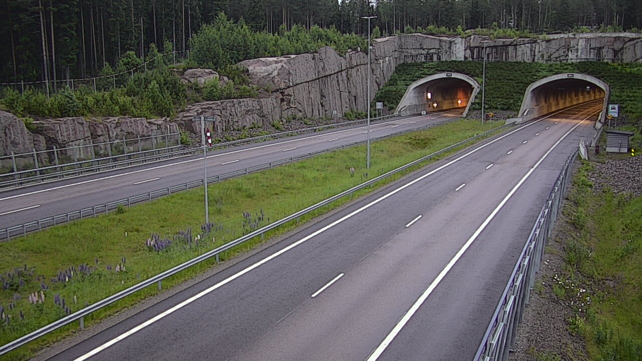 Kelikamerat Kuva Tie 7 Virolahti, Vaalimaan tunneli, suuaukko länsi, Virolahti, Kymenlaakso