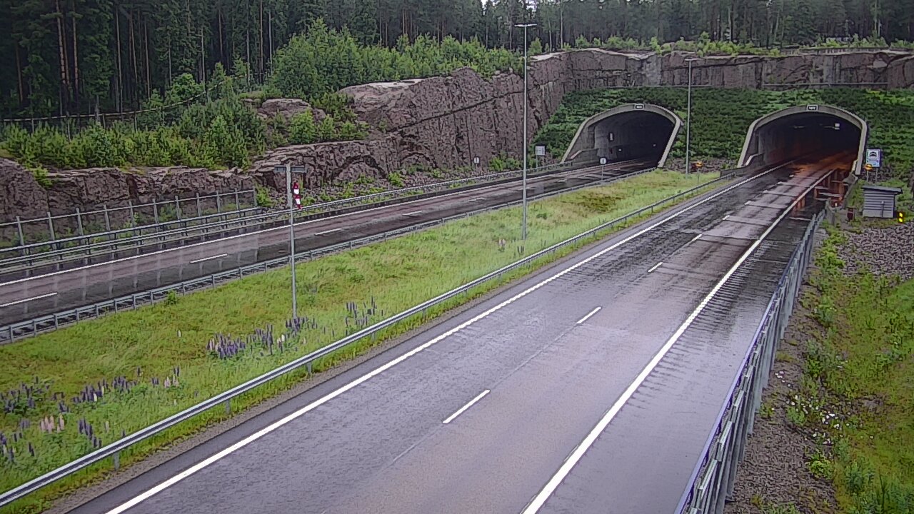 Weather Camera Image Road 7 Virolahti, Vaalimaan tunneli, suuaukko west, Virolahti, Kymenlaakso