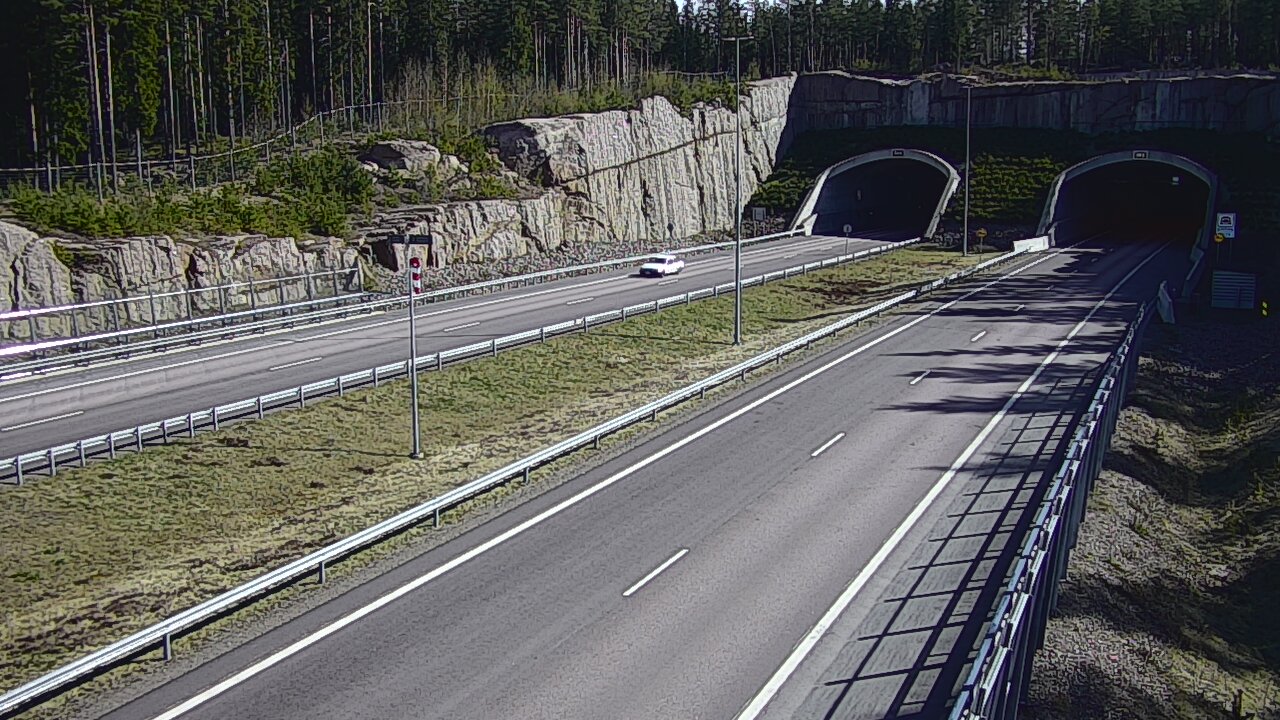 Kelikamerat Kuva Tie 7 Virolahti, Vaalimaan tunneli, suuaukko länsi, Virolahti, Kymenlaakso