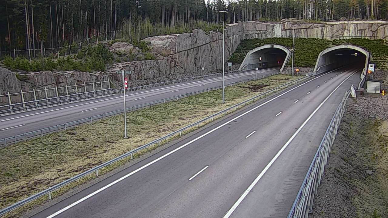 Kelikamerat Kuva Tie 7 Virolahti, Vaalimaan tunneli, suuaukko länsi, Virolahti, Kymenlaakso