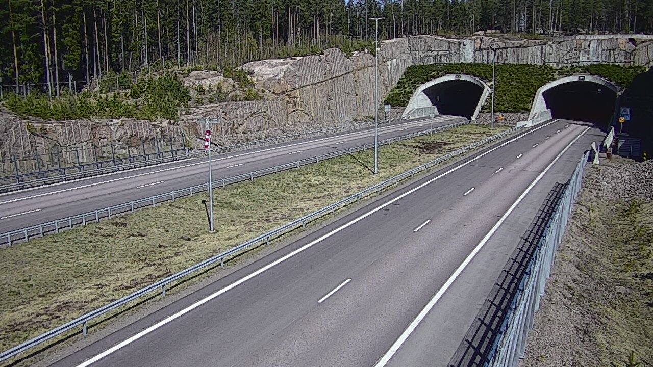 Kelikamerat Kuva Tie 7 Virolahti, Vaalimaan tunneli, suuaukko länsi, Virolahti, Kymenlaakso