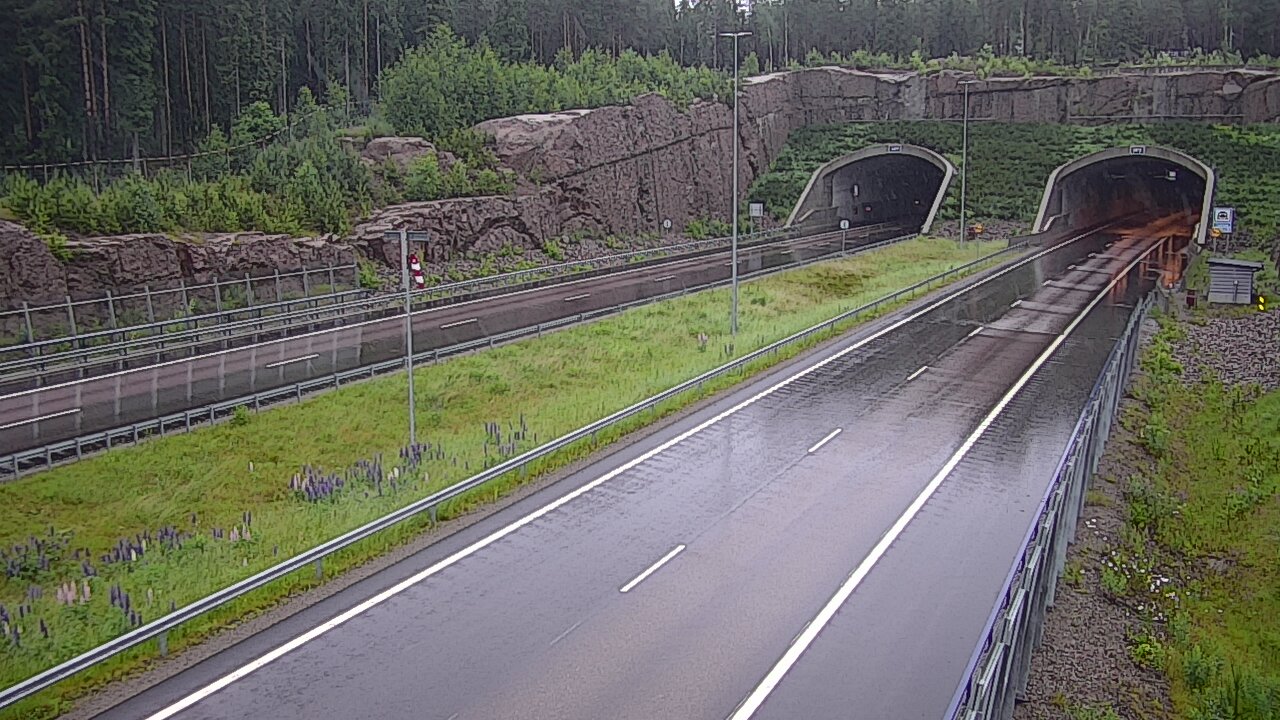 Weather Camera Image Road 7 Virolahti, Vaalimaan tunneli, suuaukko west, Virolahti, Kymenlaakso