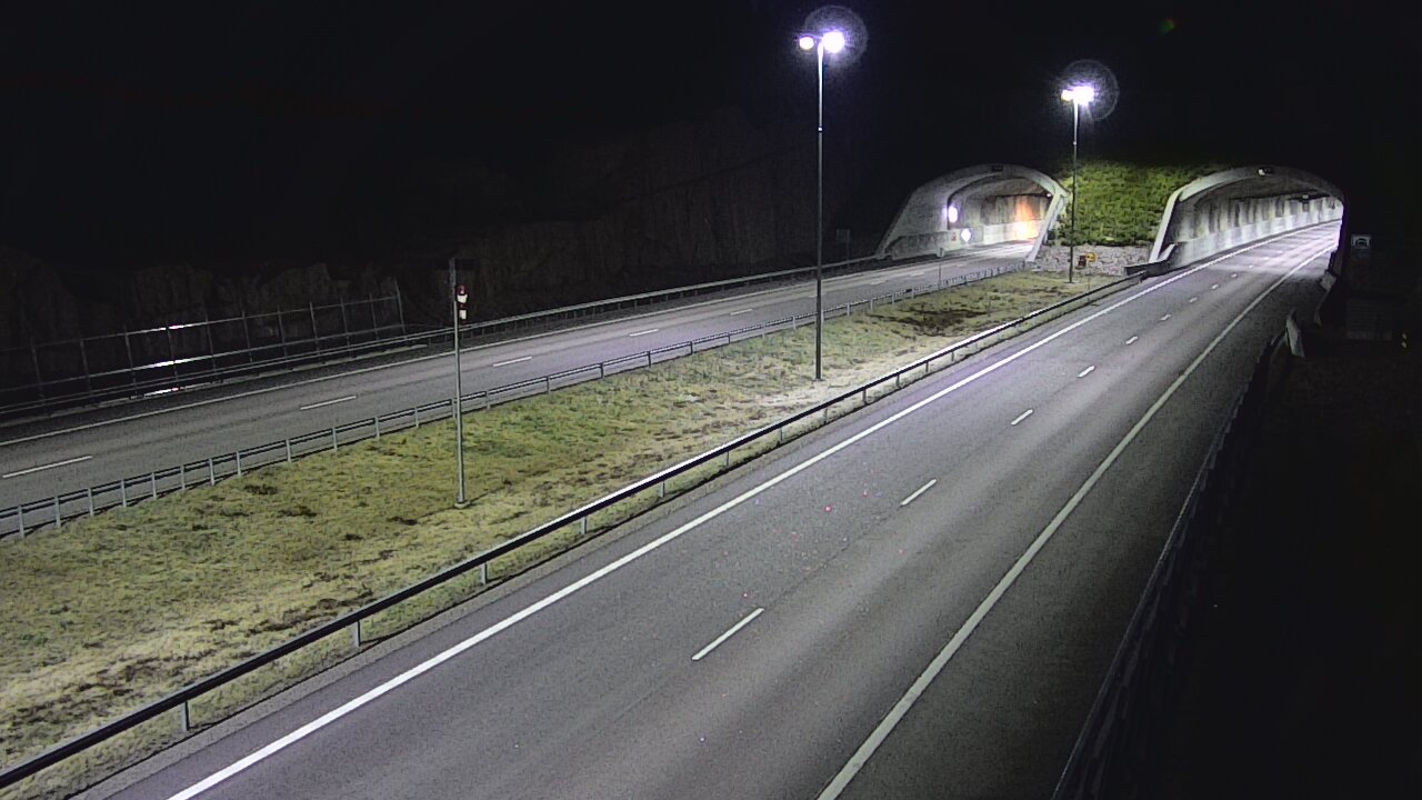 Weather Camera Image Road 7 Virolahti, Vaalimaan tunneli, suuaukko west, Virolahti, Kymenlaakso