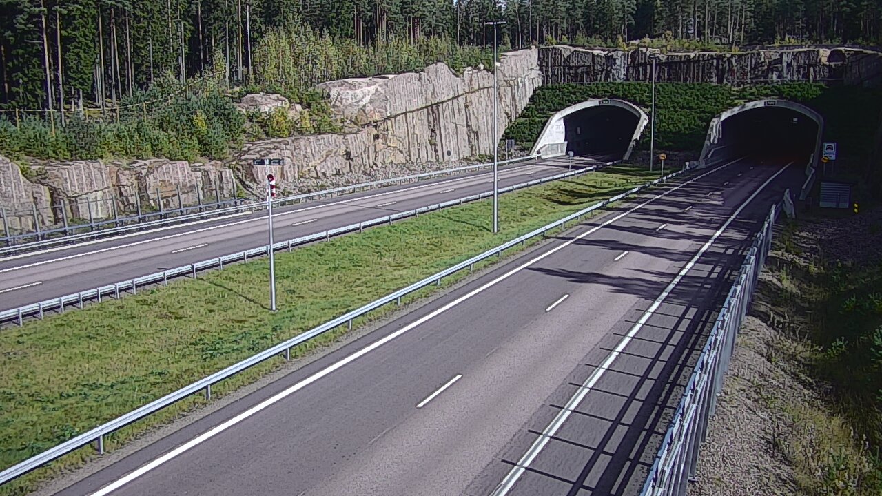 Weather Camera Image Road 7 Virolahti, Vaalimaan tunneli, suuaukko west, Virolahti, Kymenlaakso