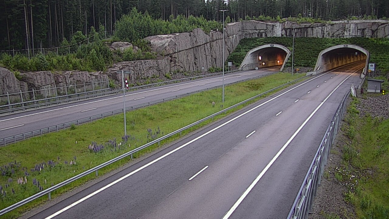 Kelikamerat Kuva Tie 7 Virolahti, Vaalimaan tunneli, suuaukko länsi, Virolahti, Kymenlaakso
