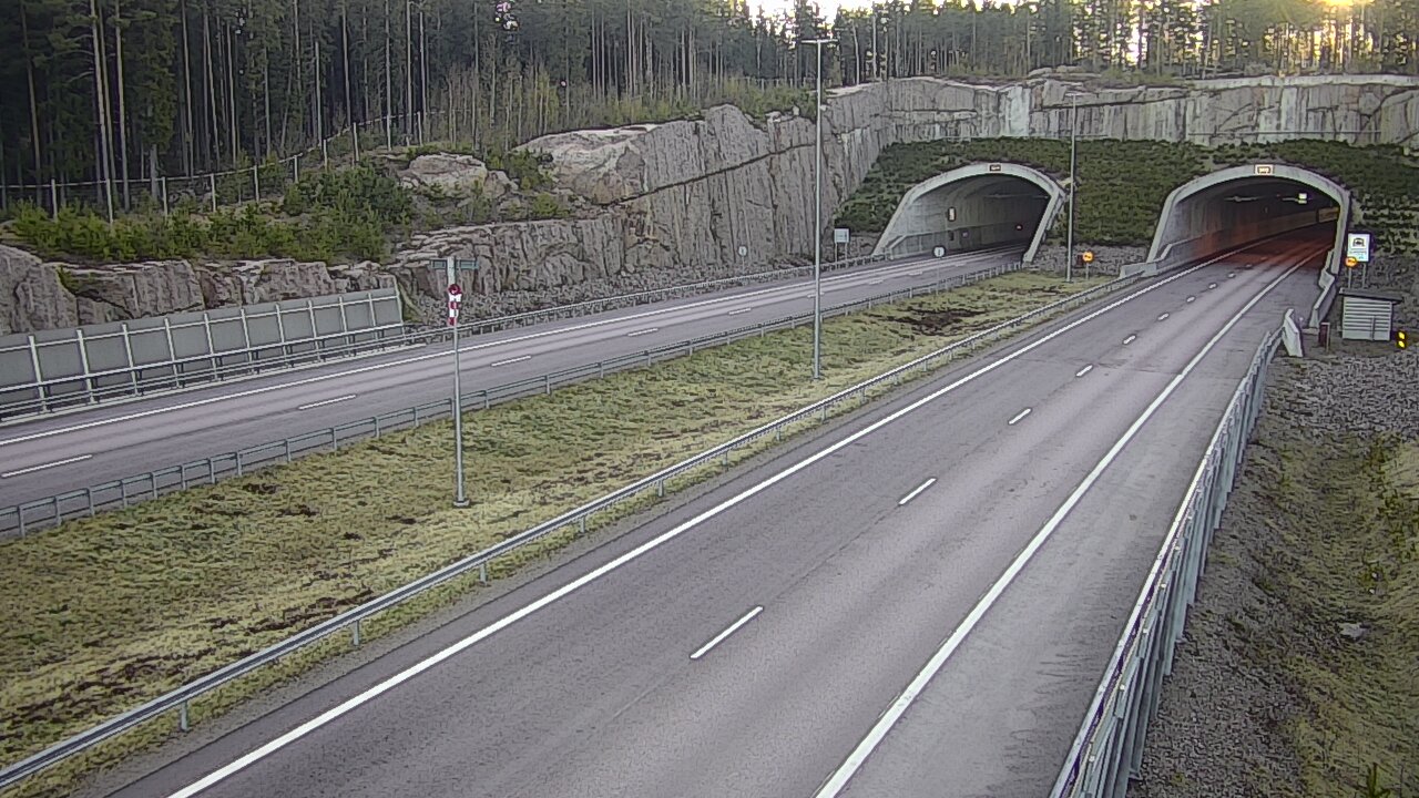 Kelikamerat Kuva Tie 7 Virolahti, Vaalimaan tunneli, suuaukko länsi, Virolahti, Kymenlaakso
