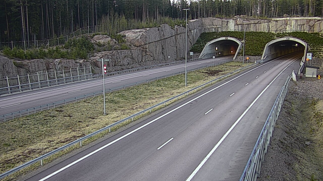 Kelikamerat Kuva Tie 7 Virolahti, Vaalimaan tunneli, suuaukko länsi, Virolahti, Kymenlaakso