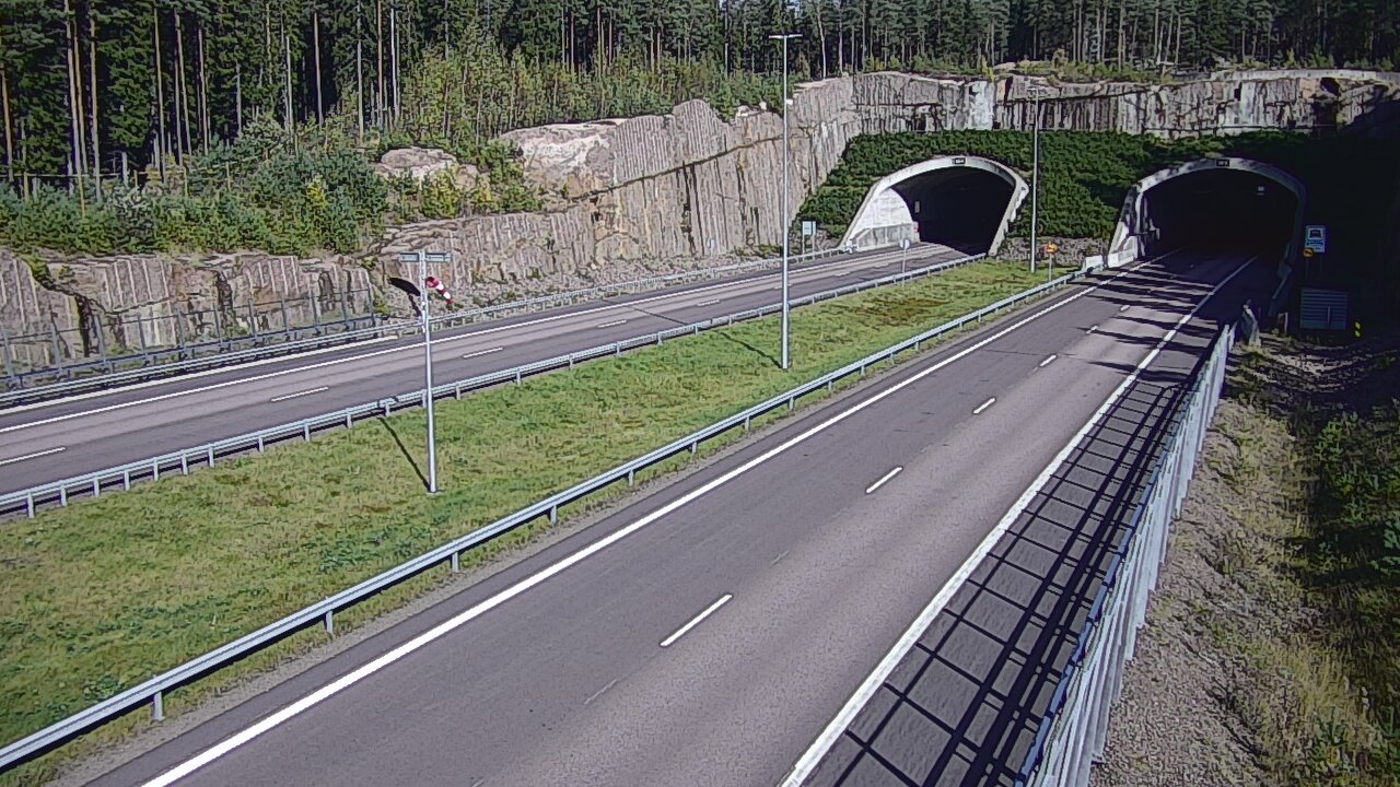 Weather Camera Image Road 7 Virolahti, Vaalimaan tunneli, suuaukko west, Virolahti, Kymenlaakso