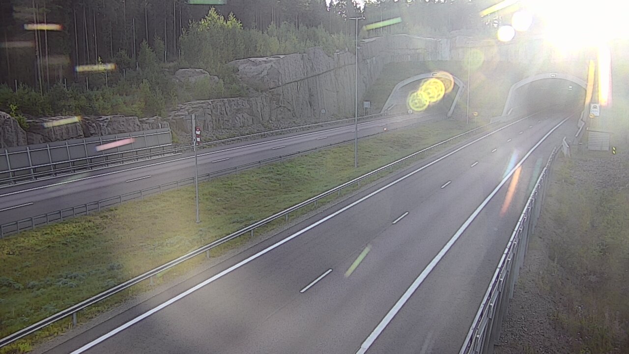Kelikamerat Kuva Tie 7 Virolahti, Vaalimaan tunneli, suuaukko länsi, Virolahti, Kymenlaakso