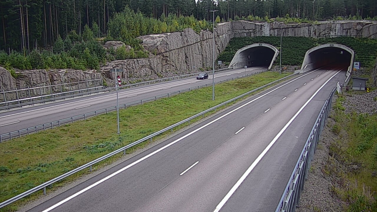 Kelikamerat Kuva Tie 7 Virolahti, Vaalimaan tunneli, suuaukko länsi, Virolahti, Kymenlaakso