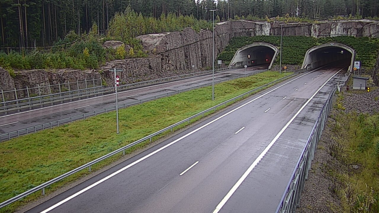 Kelikamerat Kuva Tie 7 Virolahti, Vaalimaan tunneli, suuaukko länsi, Virolahti, Kymenlaakso