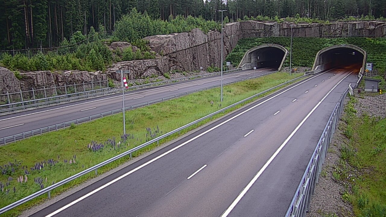 Weather Camera Image Road 7 Virolahti, Vaalimaan tunneli, suuaukko west, Virolahti, Kymenlaakso