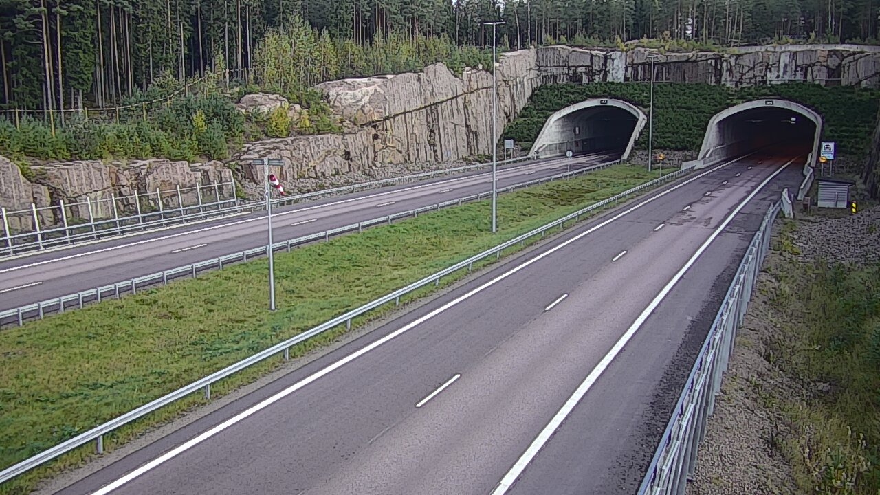 Weather Camera Image Road 7 Virolahti, Vaalimaan tunneli, suuaukko west, Virolahti, Kymenlaakso