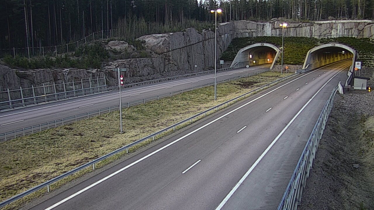 Kelikamerat Kuva Tie 7 Virolahti, Vaalimaan tunneli, suuaukko länsi, Virolahti, Kymenlaakso