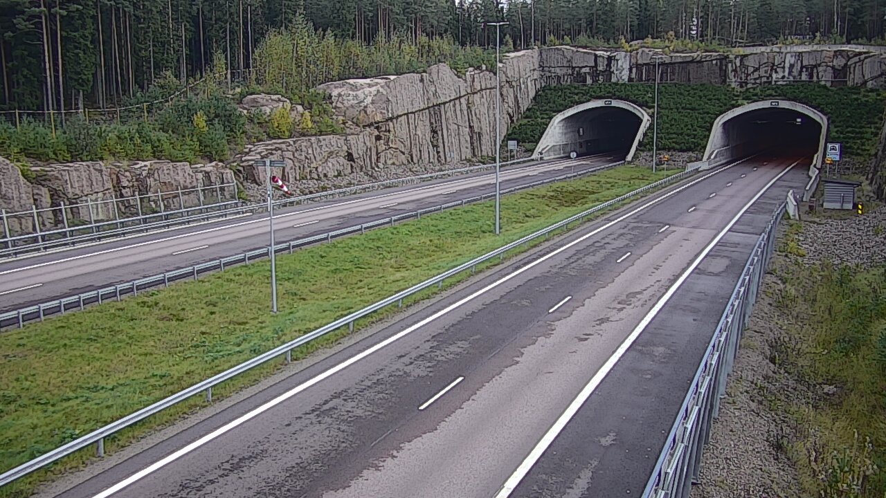 Weather Camera Image Road 7 Virolahti, Vaalimaan tunneli, suuaukko west, Virolahti, Kymenlaakso