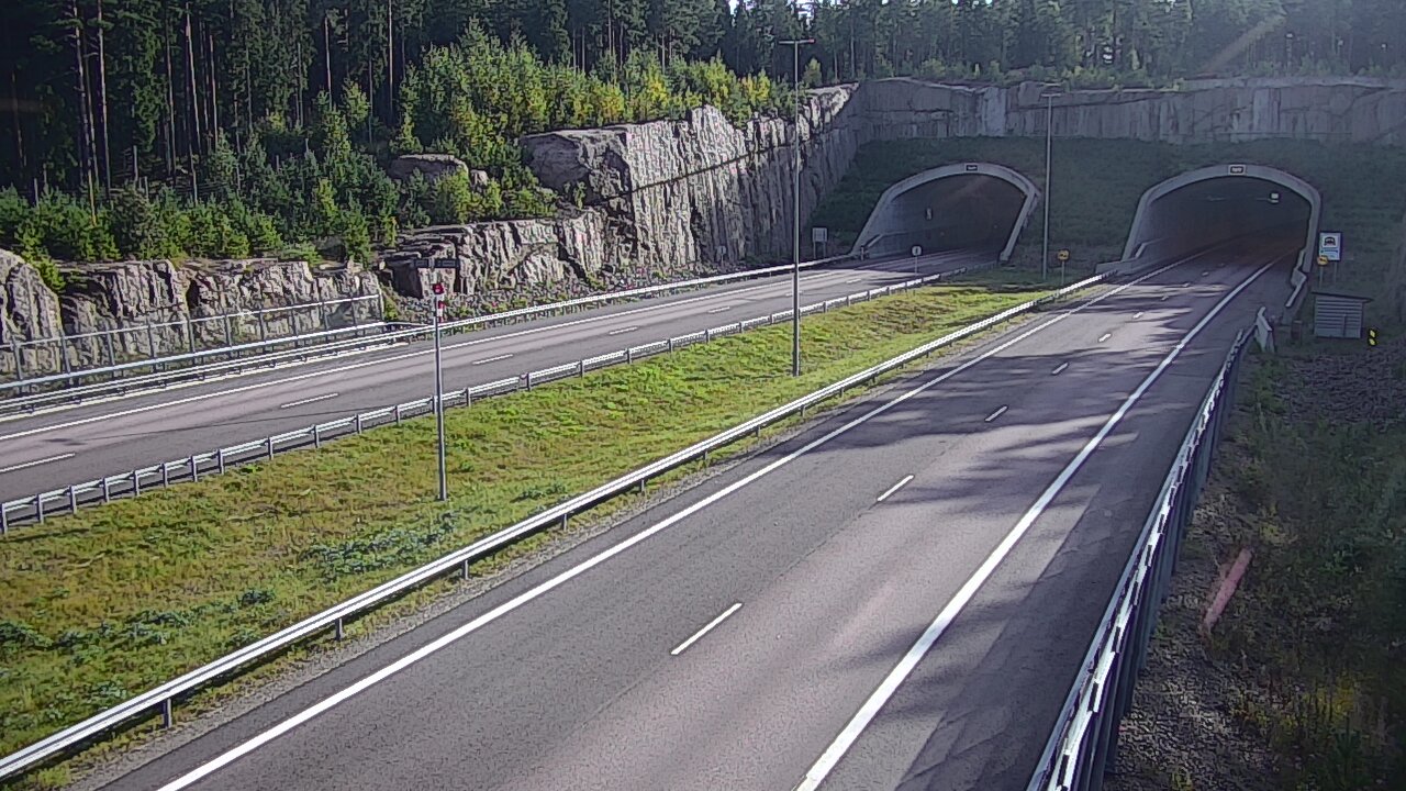 Weather Camera Image Road 7 Virolahti, Vaalimaan tunneli, suuaukko west, Virolahti, Kymenlaakso