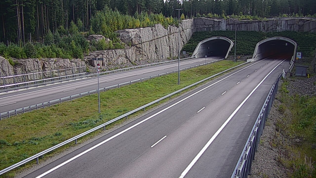 Weather Camera Image Road 7 Virolahti, Vaalimaan tunneli, suuaukko west, Virolahti, Kymenlaakso