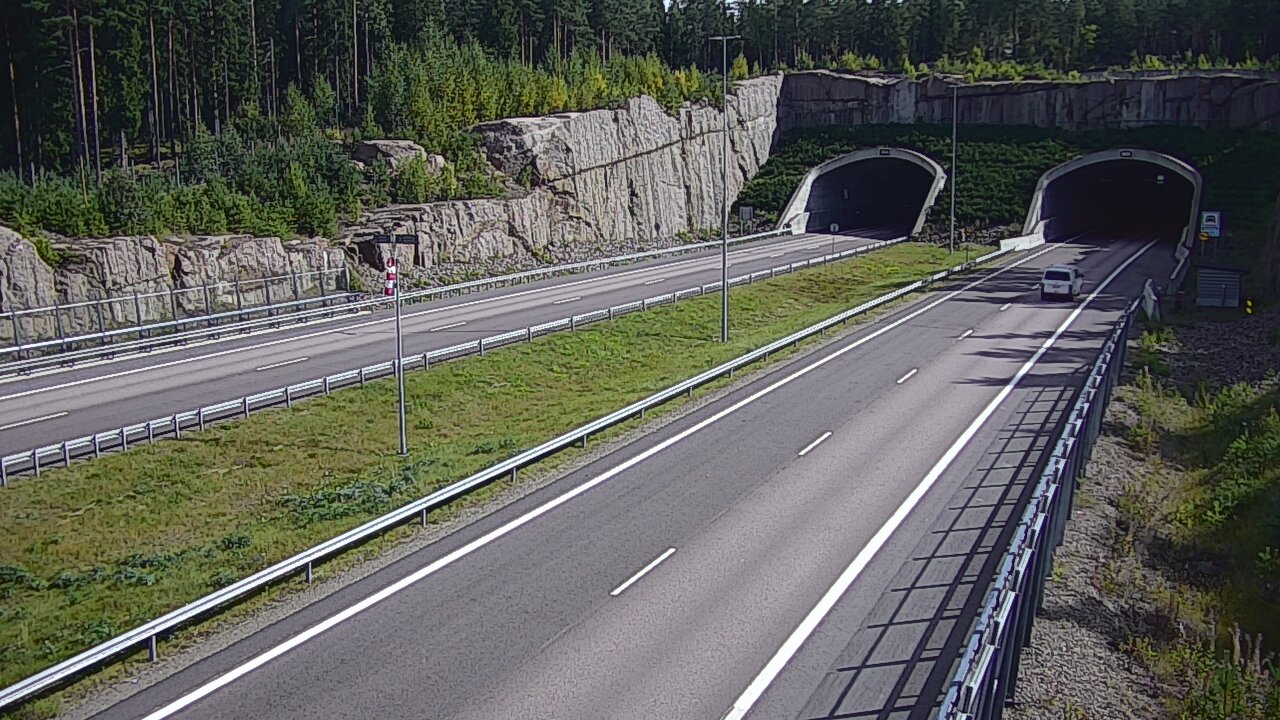 Weather Camera Image Road 7 Virolahti, Vaalimaan tunneli, suuaukko west, Virolahti, Kymenlaakso