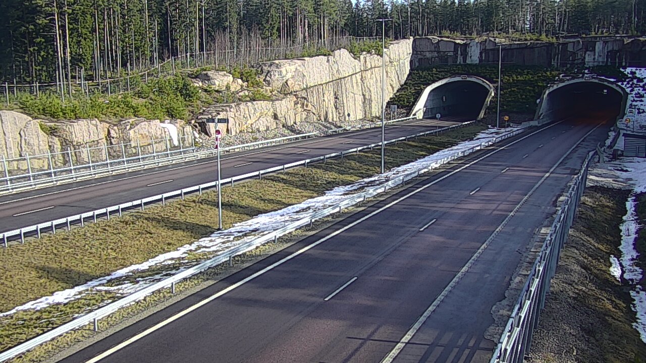 Kelikamerat Kuva Tie 7 Virolahti, Vaalimaan tunneli, suuaukko länsi, Virolahti, Kymenlaakso