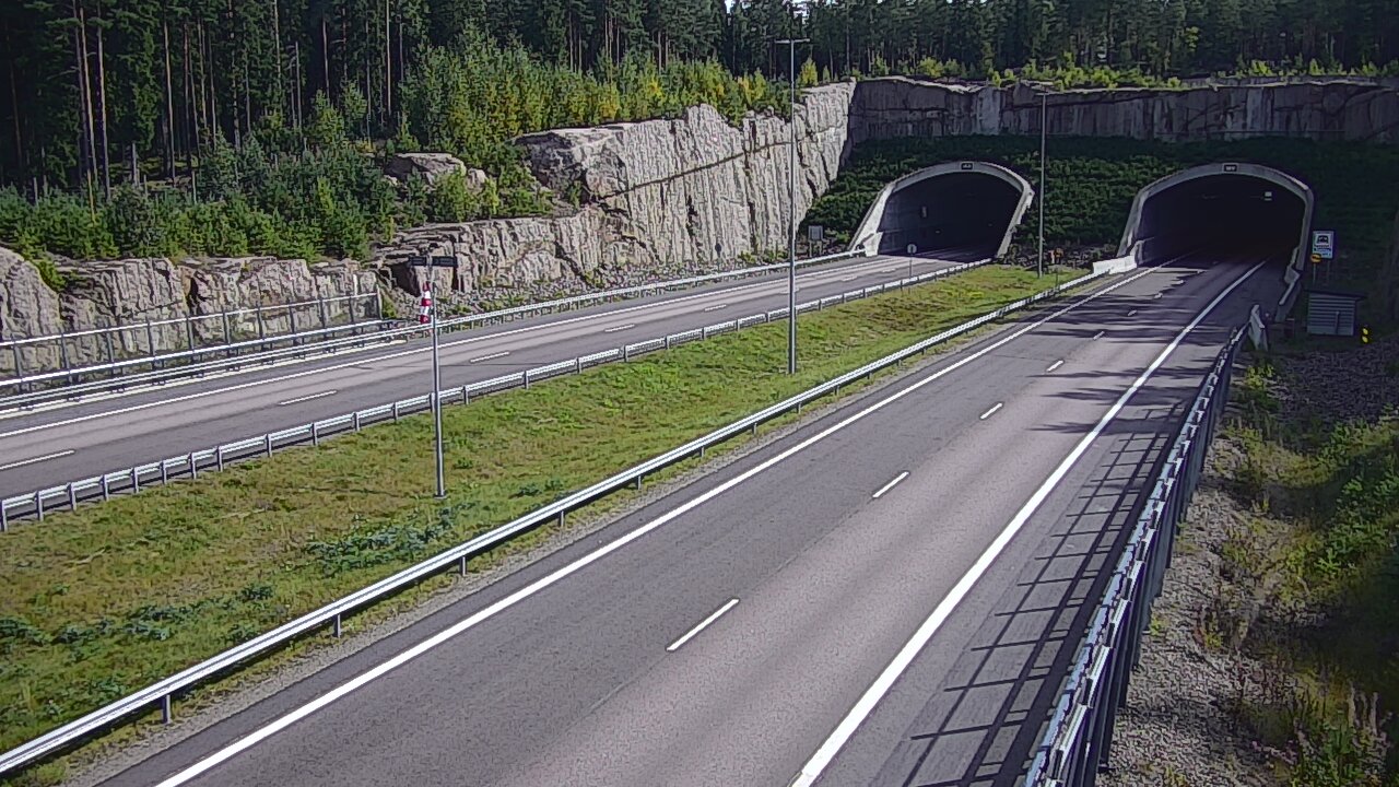 Weather Camera Image Road 7 Virolahti, Vaalimaan tunneli, suuaukko west, Virolahti, Kymenlaakso