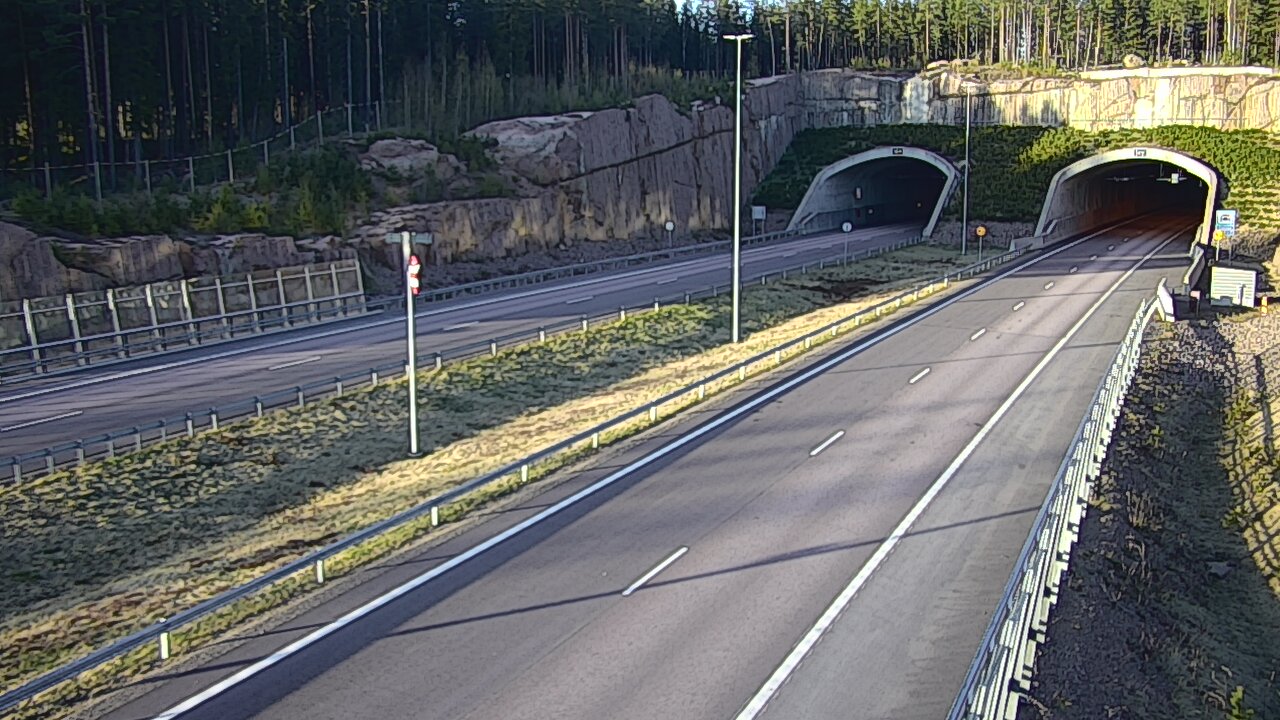 Kelikamerat Kuva Tie 7 Virolahti, Vaalimaan tunneli, suuaukko länsi, Virolahti, Kymenlaakso