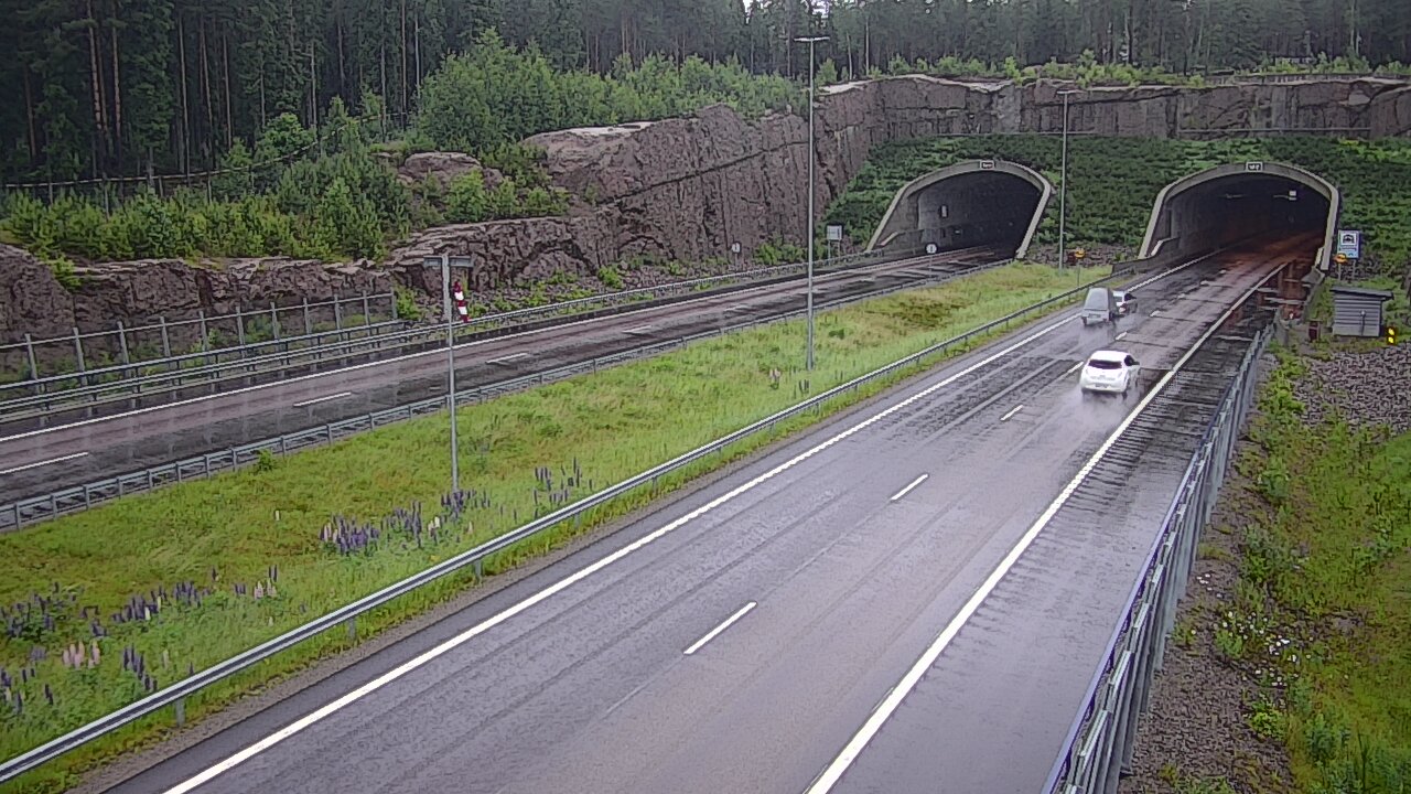 Weather Camera Image Road 7 Virolahti, Vaalimaan tunneli, suuaukko west, Virolahti, Kymenlaakso