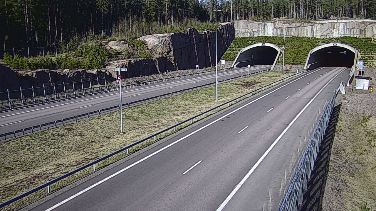 Kelikamerat Kuva Tie 7 Virolahti, Vaalimaan tunneli, suuaukko länsi, Virolahti, Kymenlaakso