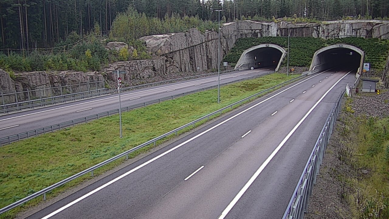 Kelikamerat Kuva Tie 7 Virolahti, Vaalimaan tunneli, suuaukko länsi, Virolahti, Kymenlaakso