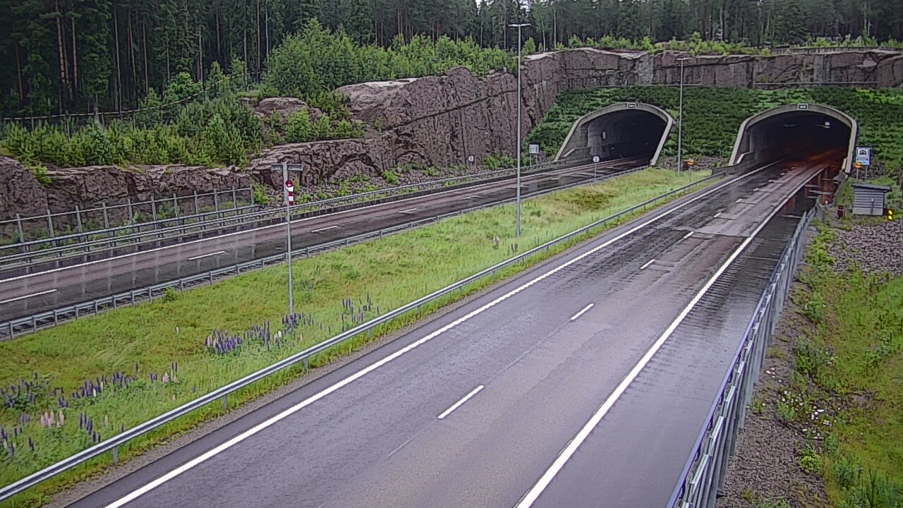 Weather Camera Image Road 7 Virolahti, Vaalimaan tunneli, suuaukko west, Virolahti, Kymenlaakso