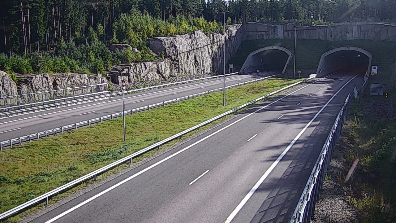 Weather Camera Image Road 7 Virolahti, Vaalimaan tunneli, suuaukko west, Virolahti, Kymenlaakso