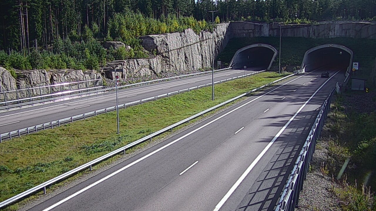Weather Camera Image Road 7 Virolahti, Vaalimaan tunneli, suuaukko west, Virolahti, Kymenlaakso