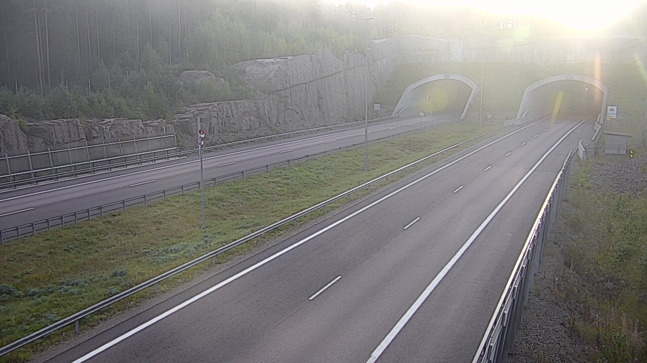 Weather Camera Image Road 7 Virolahti, Vaalimaan tunneli, suuaukko west, Virolahti, Kymenlaakso