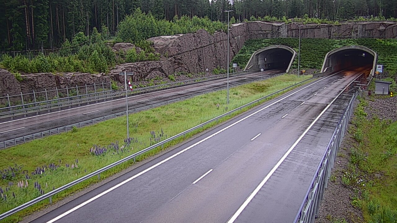 Weather Camera Image Road 7 Virolahti, Vaalimaan tunneli, suuaukko west, Virolahti, Kymenlaakso
