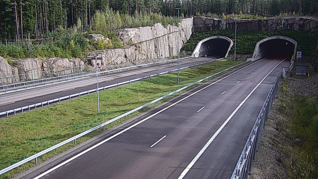 Weather Camera Image Road 7 Virolahti, Vaalimaan tunneli, suuaukko west, Virolahti, Kymenlaakso