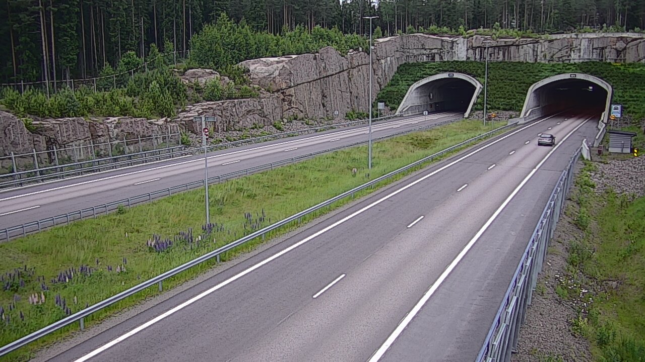 Kelikamerat Kuva Tie 7 Virolahti, Vaalimaan tunneli, suuaukko länsi, Virolahti, Kymenlaakso