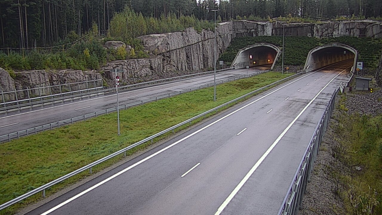 Kelikamerat Kuva Tie 7 Virolahti, Vaalimaan tunneli, suuaukko länsi, Virolahti, Kymenlaakso
