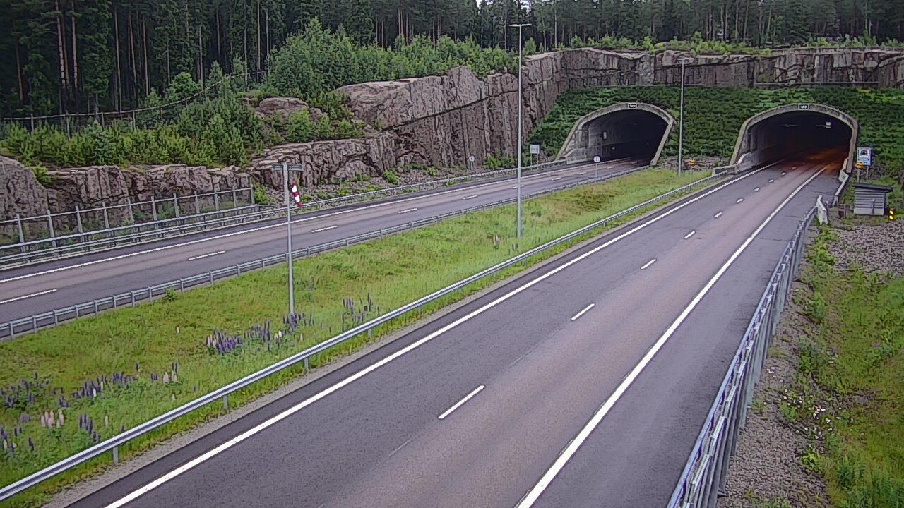 Weather Camera Image Road 7 Virolahti, Vaalimaan tunneli, suuaukko west, Virolahti, Kymenlaakso