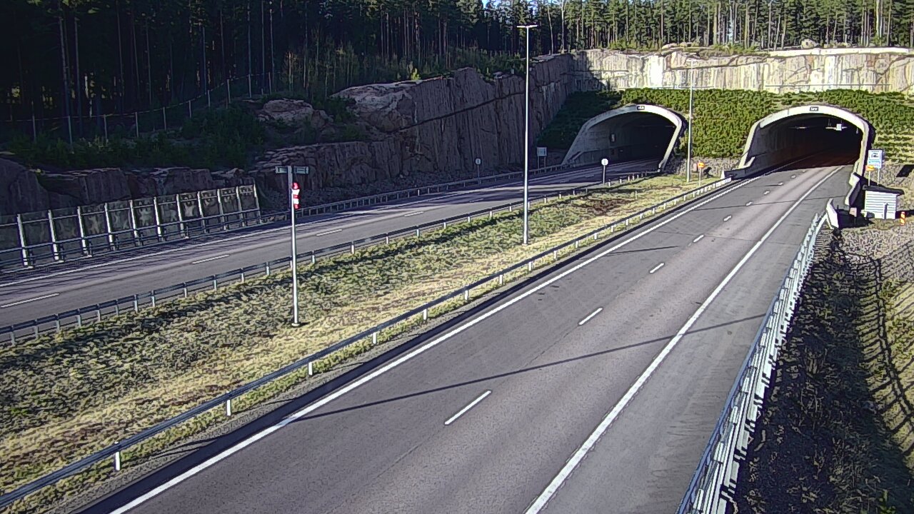 Kelikamerat Kuva Tie 7 Virolahti, Vaalimaan tunneli, suuaukko länsi, Virolahti, Kymenlaakso