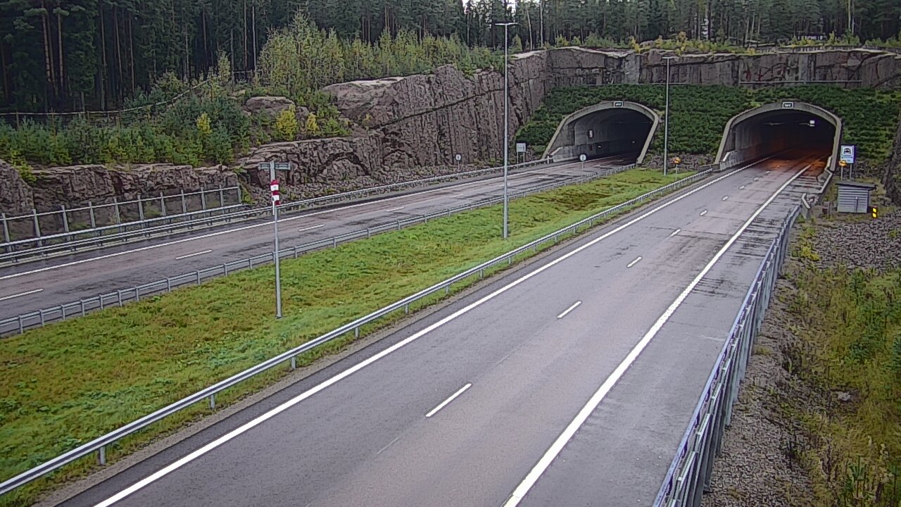 Kelikamerat Kuva Tie 7 Virolahti, Vaalimaan tunneli, suuaukko länsi, Virolahti, Kymenlaakso