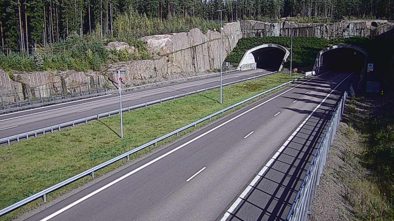 Weather Camera Image Road 7 Virolahti, Vaalimaan tunneli, suuaukko west, Virolahti, Kymenlaakso