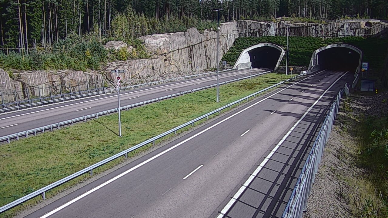 Weather Camera Image Road 7 Virolahti, Vaalimaan tunneli, suuaukko west, Virolahti, Kymenlaakso